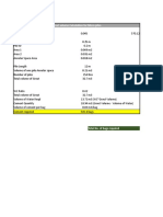 Grout Volume Calculation