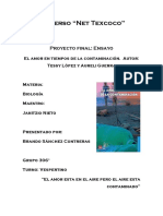 Proyecto Final El Amor en Tiempos de Contaminacion