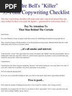 95-Point Copywriting Checklist PDF