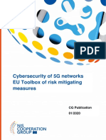 Cybersecurity of 5G Networks - EU Toolbox of Risk Mitigating Measures