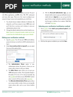 myMFA Edit Verification Settings