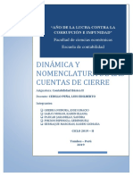 Dinamica y Nomenclatura de Las Cuentas de Cierre