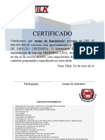 Certificado Direçao Defensiva