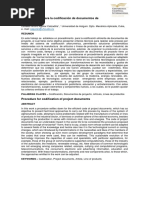 Procedimiento para Codificación de Documentos de Proyecto