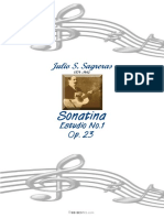 (Free Scores - Com) - Sagreras Julio Sonatina Estudio 1 57589 PDF