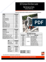 s570 t4 Maintenance Chart