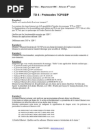 TD 4 Pro Toc Oles TCP UDP Avec Correction PDF