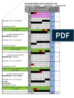 Calendarización Del Periodo Escolar 2018-Aulas Virtuales