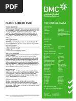 DMC Floor Screed FS80