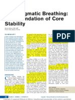 Diaphragmatic Breathing - The Foundation of Core Stability PDF