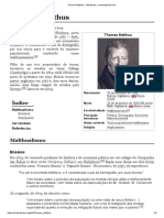 Thomas Malthus - Wikipédia, A Enciclopédia Livre