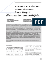 Entrepreneuriat Création D'entreprises PDF