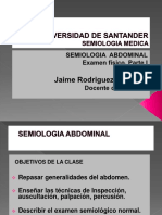 Clase de Semiologia Abdominal