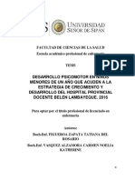 Desarrollo Psicomotor en Niños (Tesis) PDF