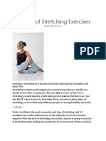 7 Types of Stretching Exercises