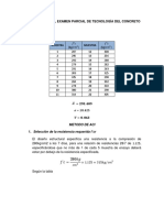 Solucionario Del Examen Parcial de Tecnología Del Concreto