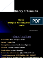 Basic Theory of Circuits