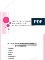 Perfil de La Enfermera Administradora