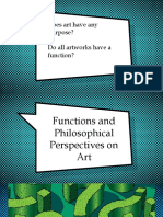 Functions and Philosophical Perspectives On Art - 20200204 PDF