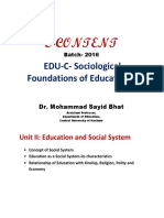 Education & Social System - Dr. Mohd Sayid Bhat PDF