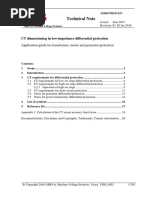 CT Dimensioning in Low-Impedance Differential Protection PDF