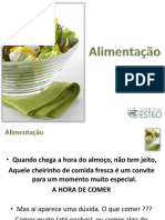 ALIMENTAÇÃO - Power Point