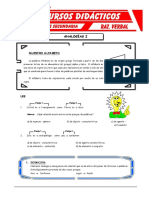 Analogías Ejercicios para Tercero de Secundaria PDF