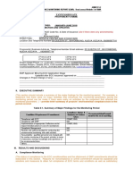 Compliance Monitoring Report