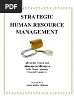 Strategic Human Resource Management - (MHRM 612-2) PDF