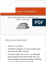 LESSON 1 Introduction To Statistics