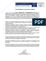 Po-Sst-Tfm-001 - Politica de Seguridad y Salud en El Trabajo