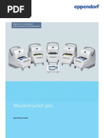 Operating Manual - Mastercycler Pro PDF