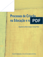 Processos de Criação Na Educação e Nas Artes