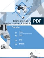 Sports Event Presentation PDF