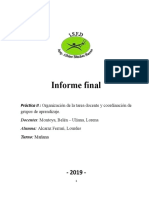 Informe Final - Práctica 2 Domingo