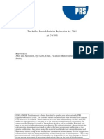 The Andhra Pradesh Societies Registration Act, 2001