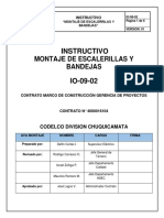 IO-09-02 Montaje de Escalerillas y Bandejas Rev. 0