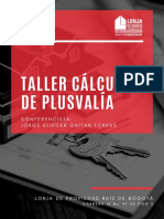 Taller Cálculo Plusvalía