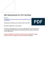 ECM-MH-240.21 NEC Requirements For 10 FT Tap Rules