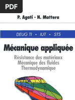 Mecanique Appliquee - Resistance Des Materiaux Mecanique Des Fluides Thermodynamique