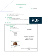 A Detailed Instructional Plan Revision