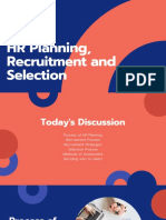 HR Planning Recruitment and Selection