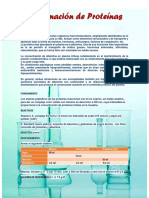 Determinación de Proteínas