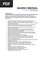 Gaurav Mudgal - Aricent