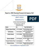 Intregrated Marketing Communcation Report 