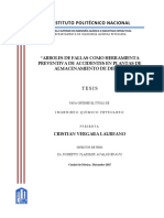 Tesis Arboles de Fallas Como Herramienta Preventiva de Accidentes en Plantas de Almacenamiento de Diesel PDF