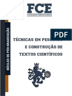 Guia de Tecnicas Pesquisa Construcao Texto Cientificos PDF