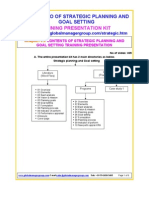 Training Presentation Kit: M105-Demo of Strategic Planning and Goal Setting