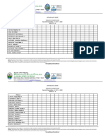 Attendance Sheet