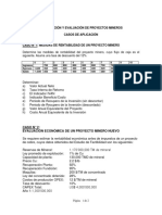 Casos Aplicativos Formulacion y Evaluacion Proyectos Mineros